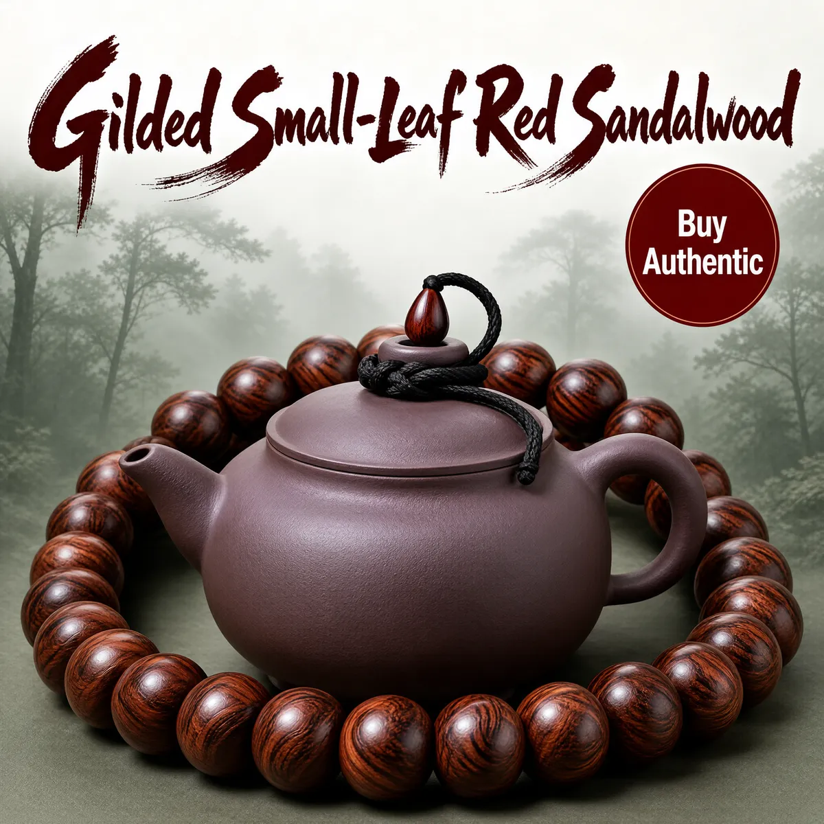 Gilded Small-Leaf Red Sandalwood