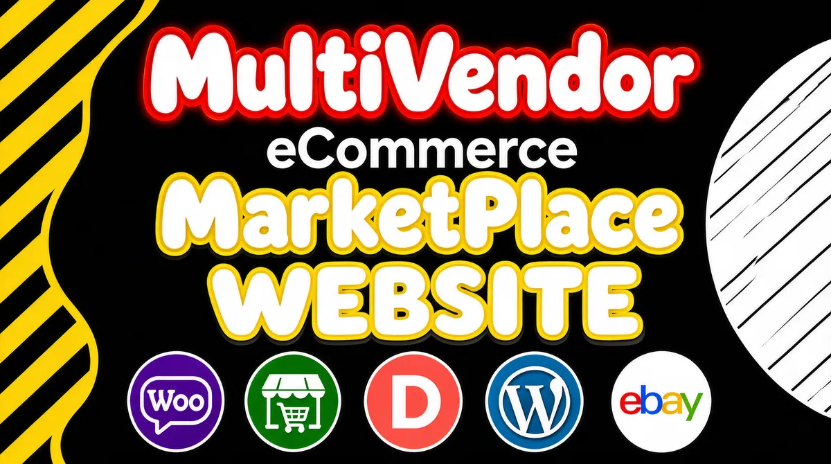 MultiVendor eCommerce Marketplace Fiverr Gig Banner