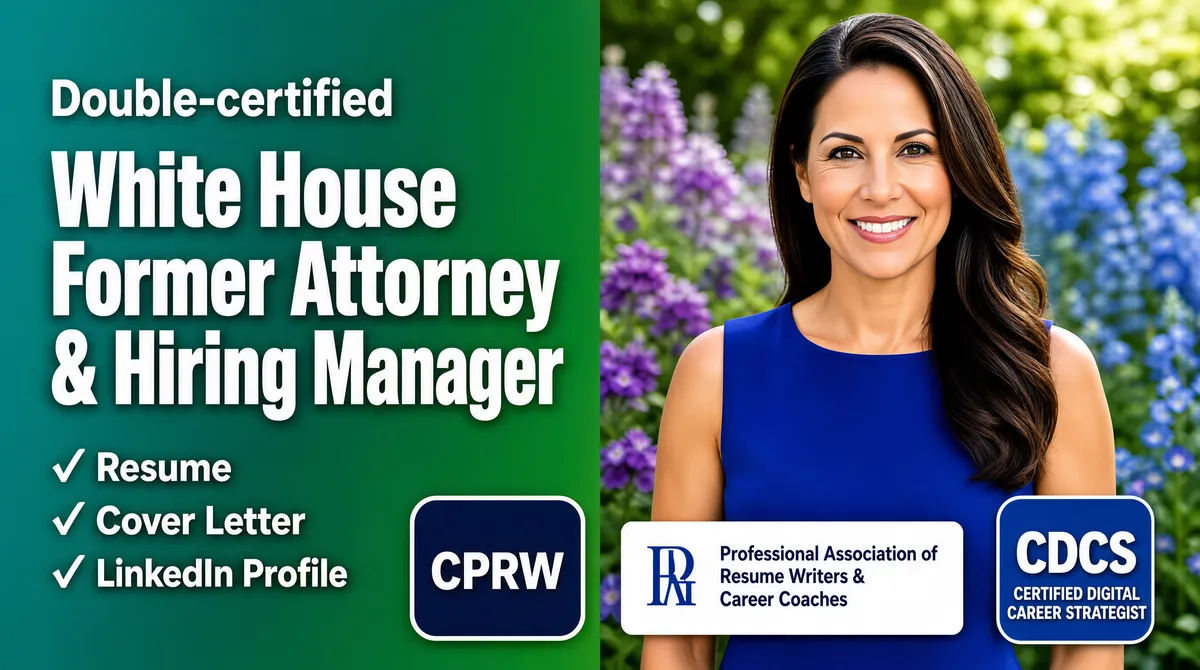 Double-Certified Resume Writer Credentials Cover