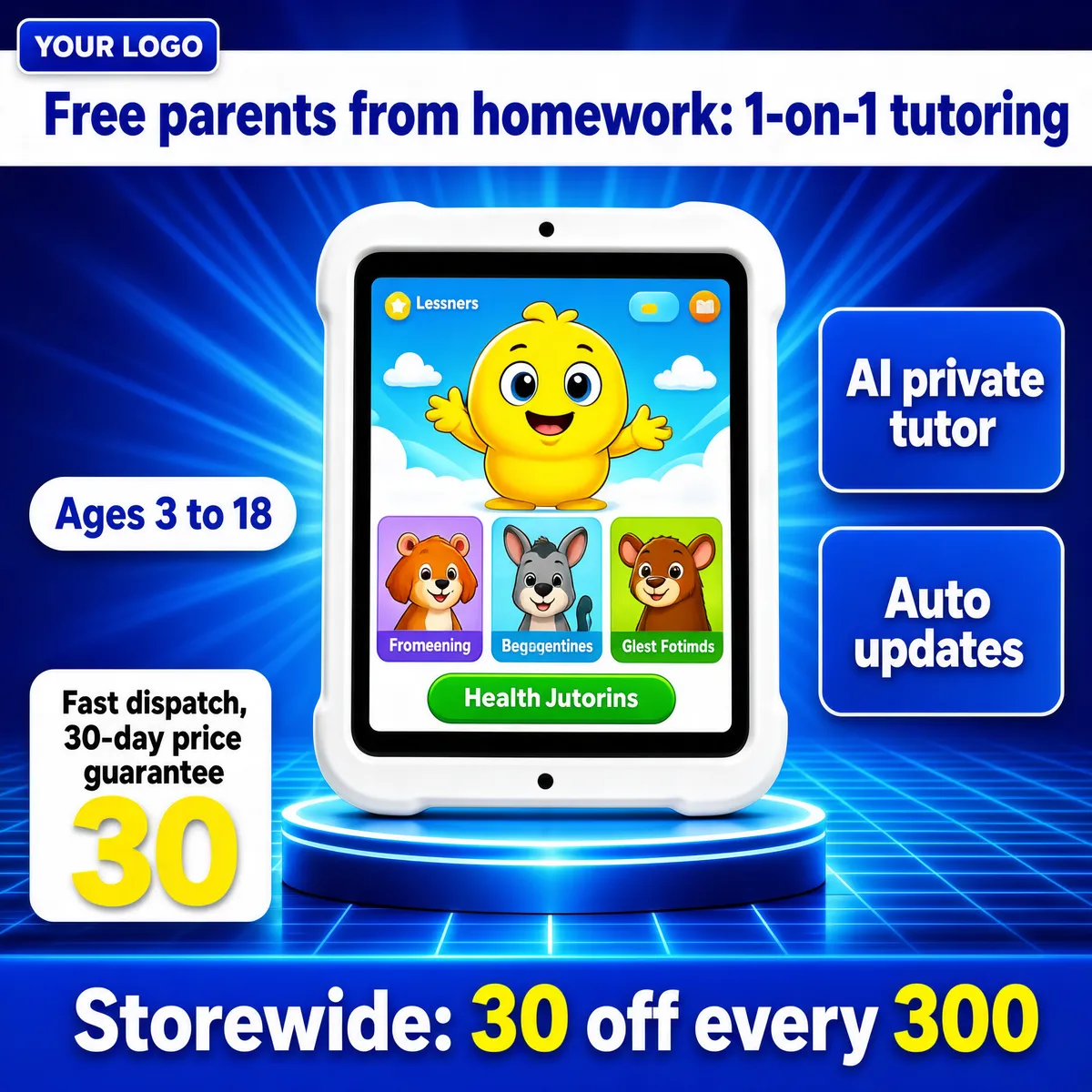AI Learning Tablet for Kids