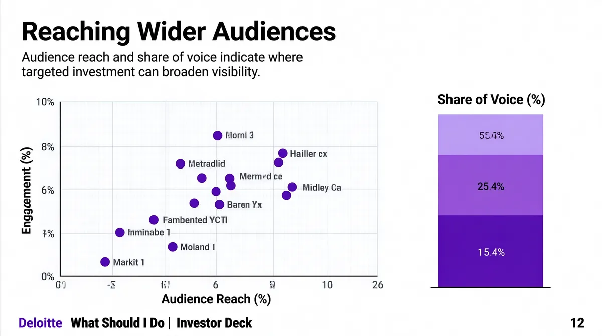 Reaching Wider Audiences Investor Deck
