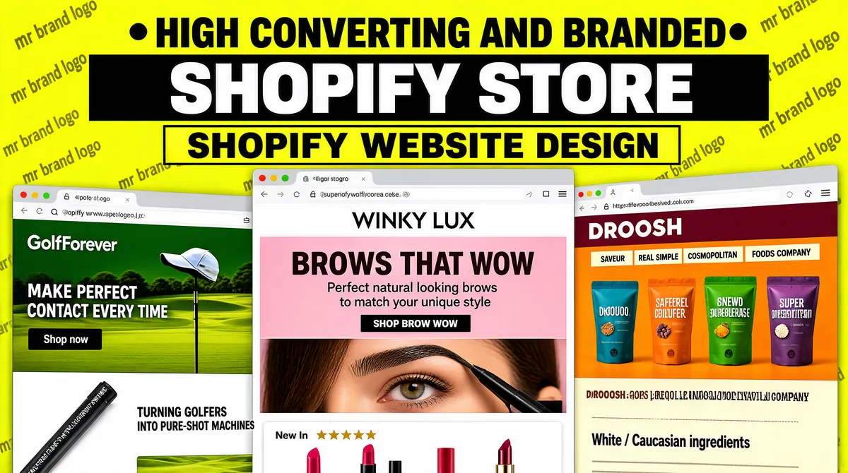 High Converting Shopify Store Design Portfolio