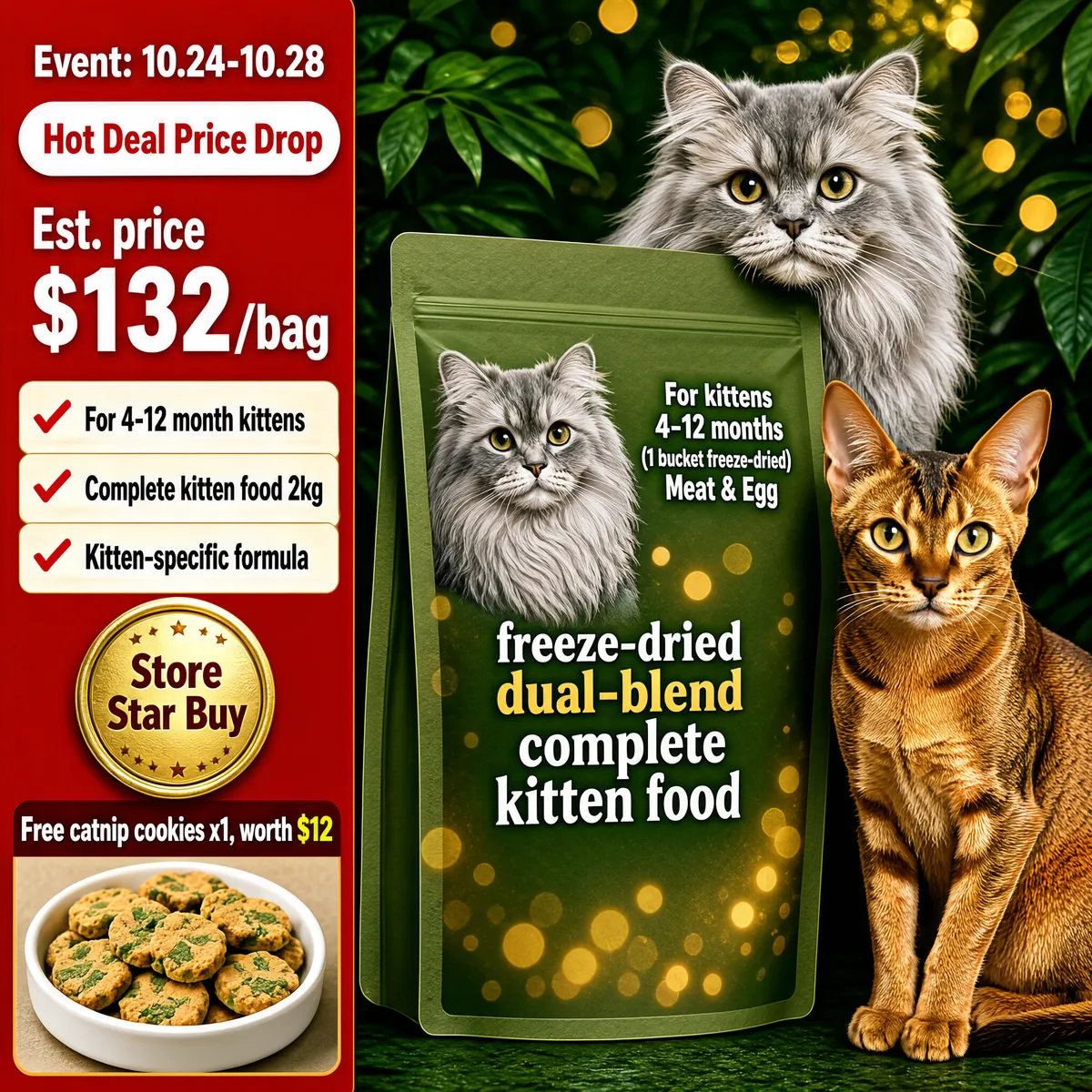 Freeze-Dried Kitten Food Hot Deal