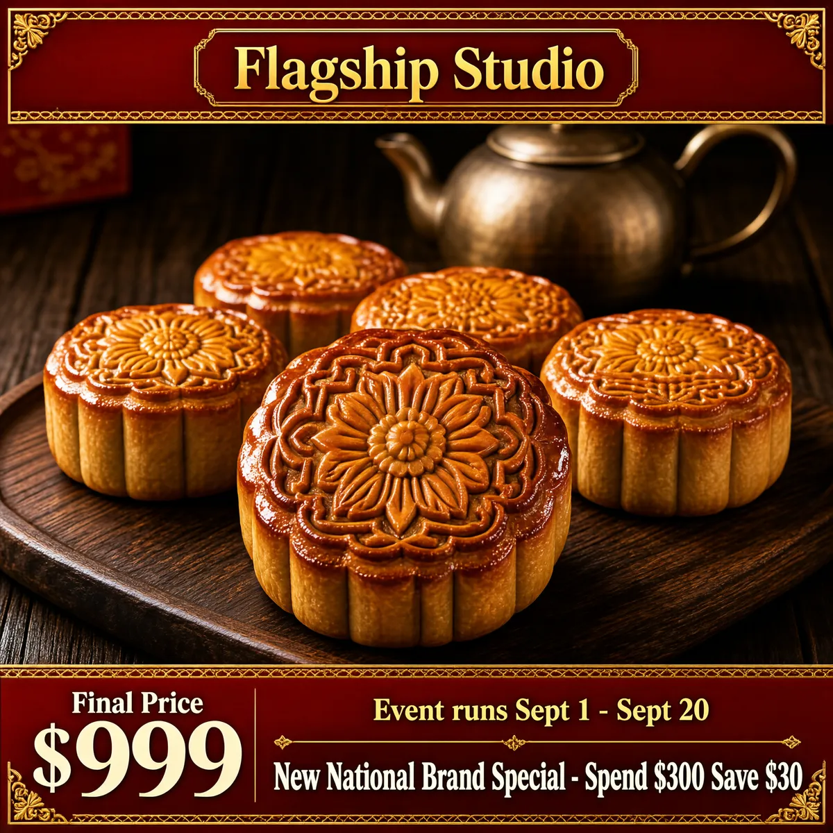 Mid-Autumn Mooncake Festival Sale