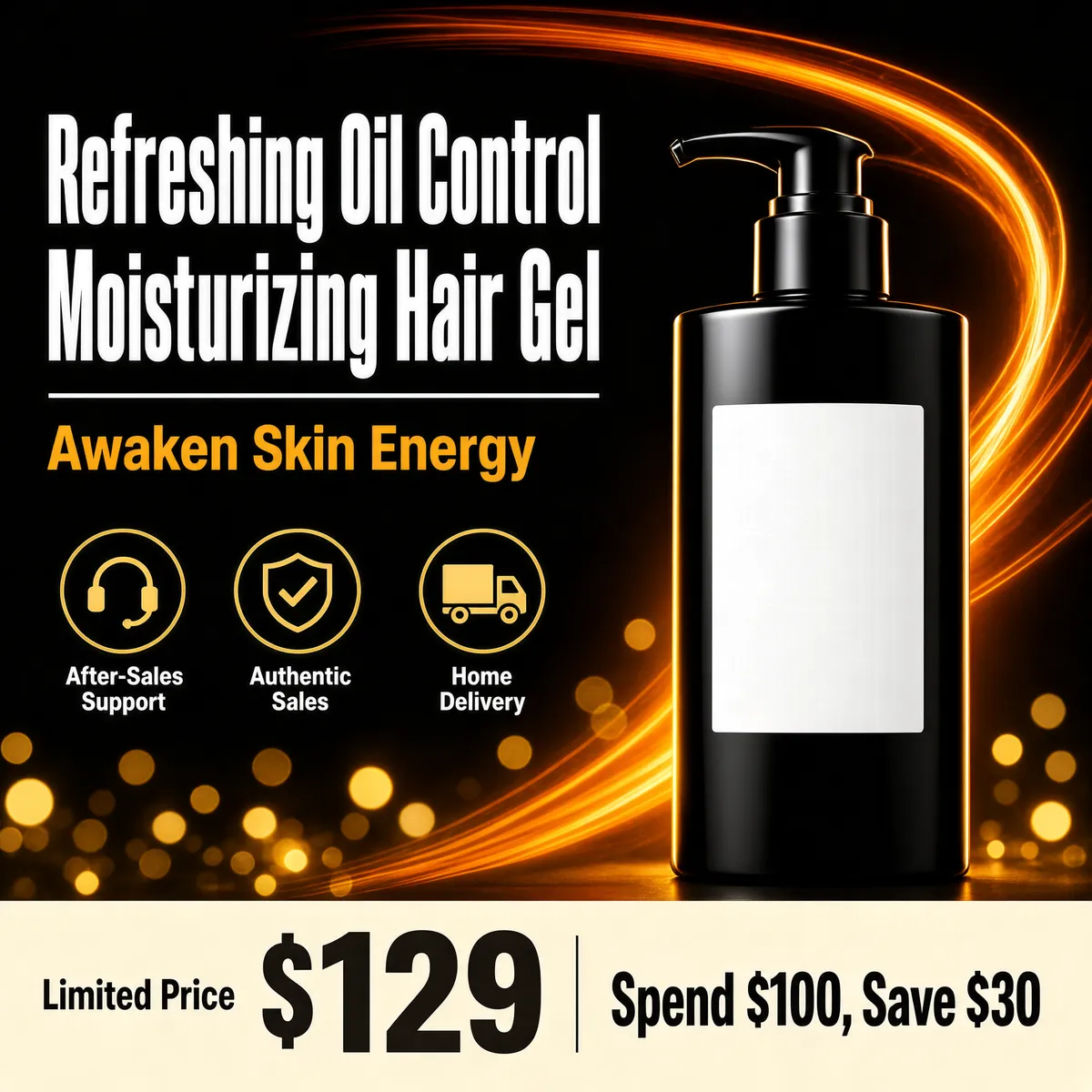 Refreshing Oil Control Moisturizing Hair Gel