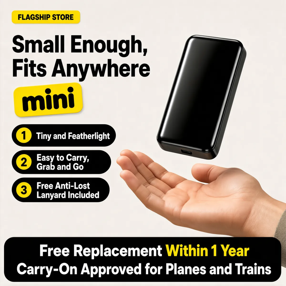 Mini Power Bank – Compact Everyday Carry
