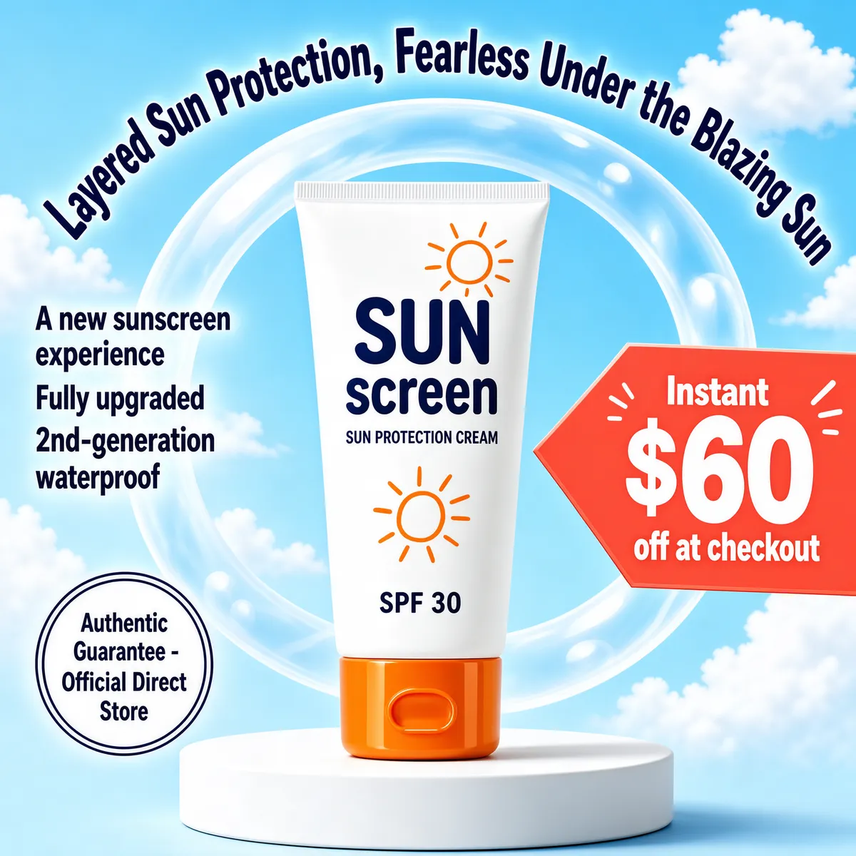 Layered Sun Protection Cream