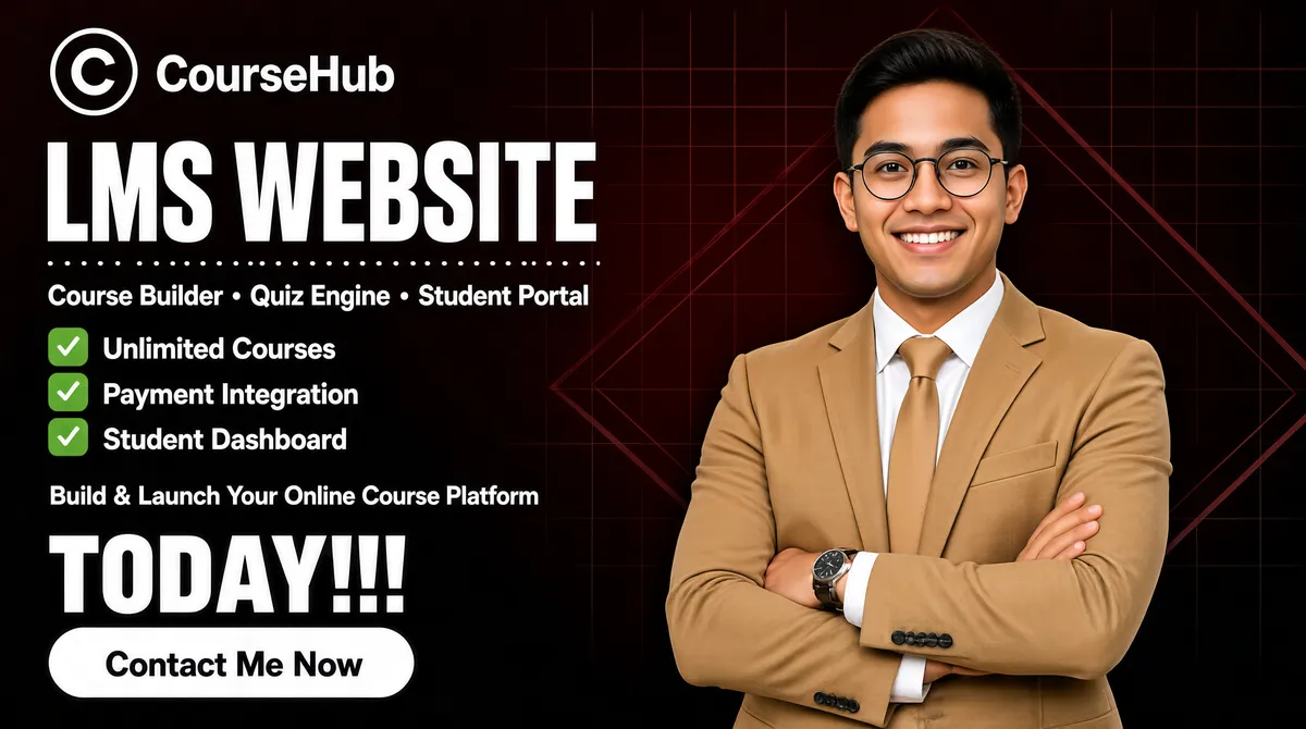 CourseHub LMS Platform Gig Cover