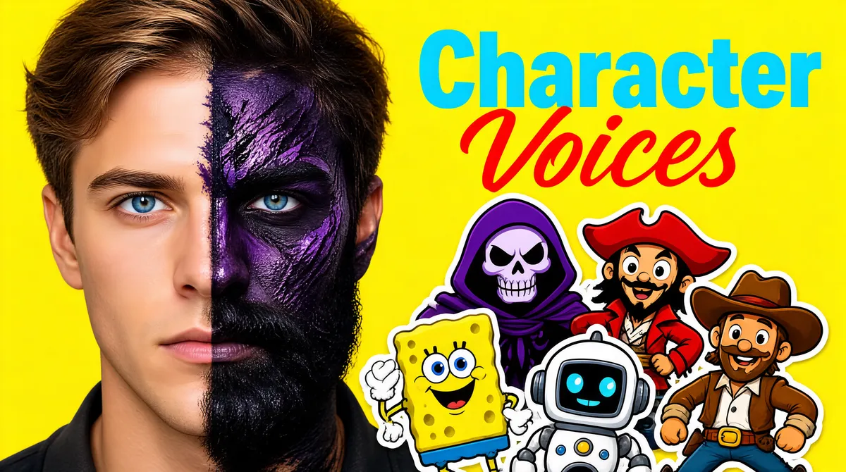 Character Voices Playful Gig Cover