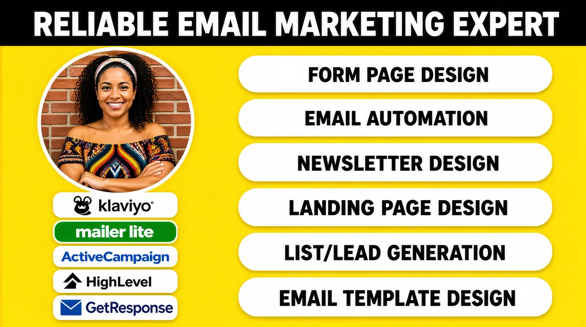 Professional Email Marketing Services Gig Cover