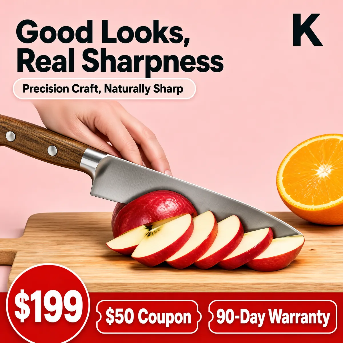 Premium Chef Knife Kitchen Promo
