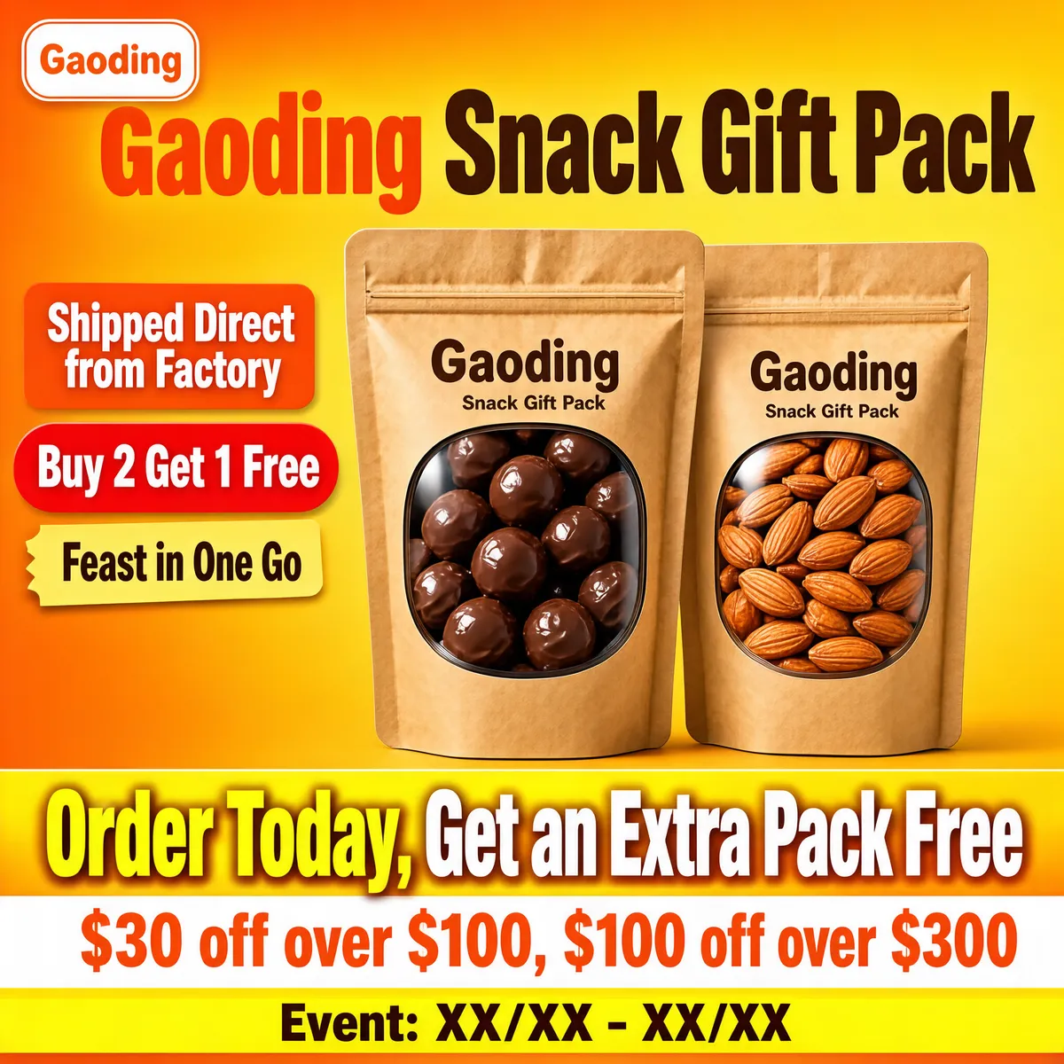 Gaoding Snack Gift Pack Promo