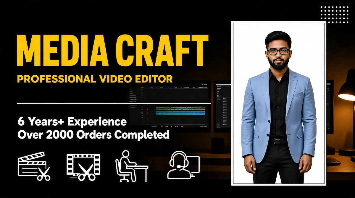Professional Video Editor Gig Cover