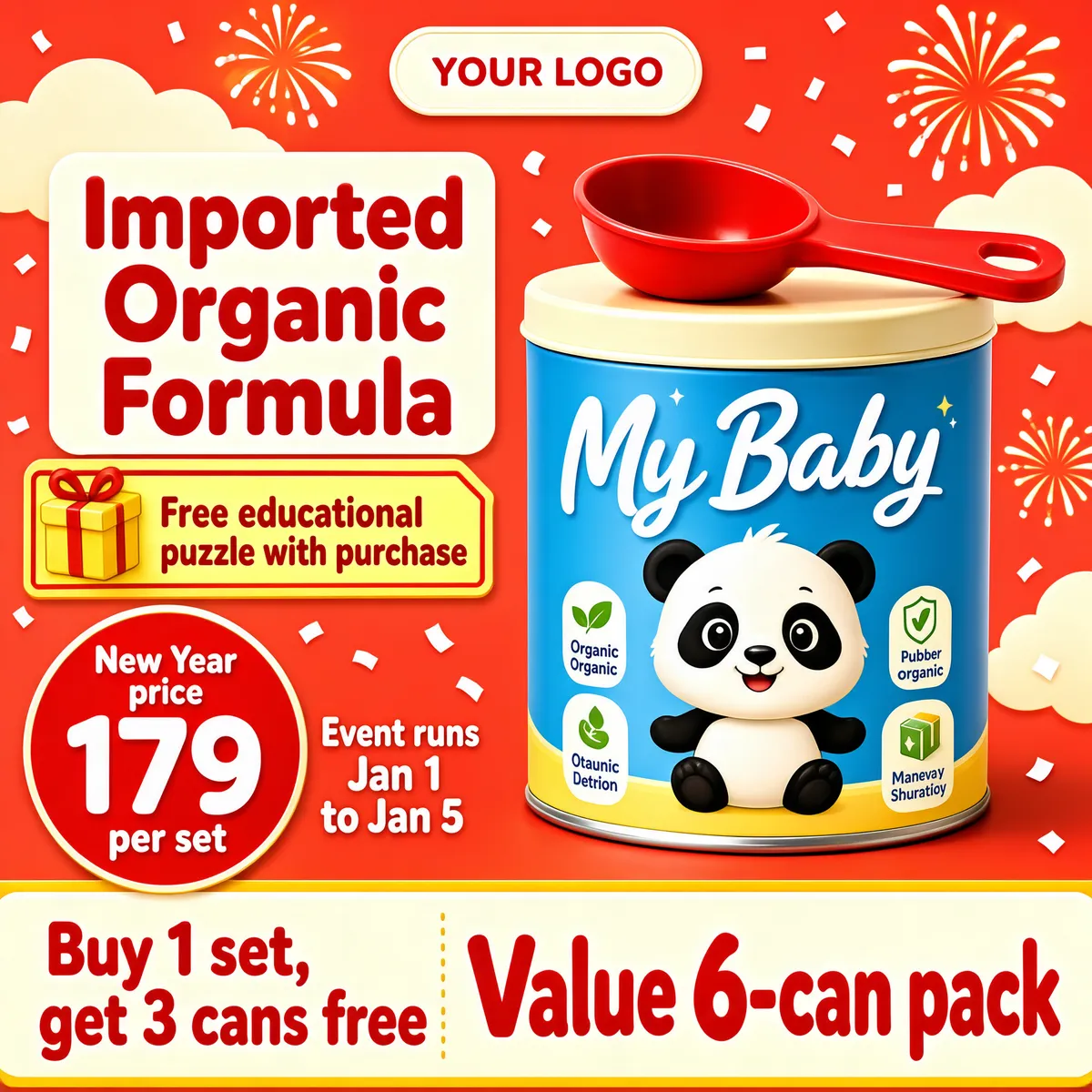 Festive New Year Formula Sale