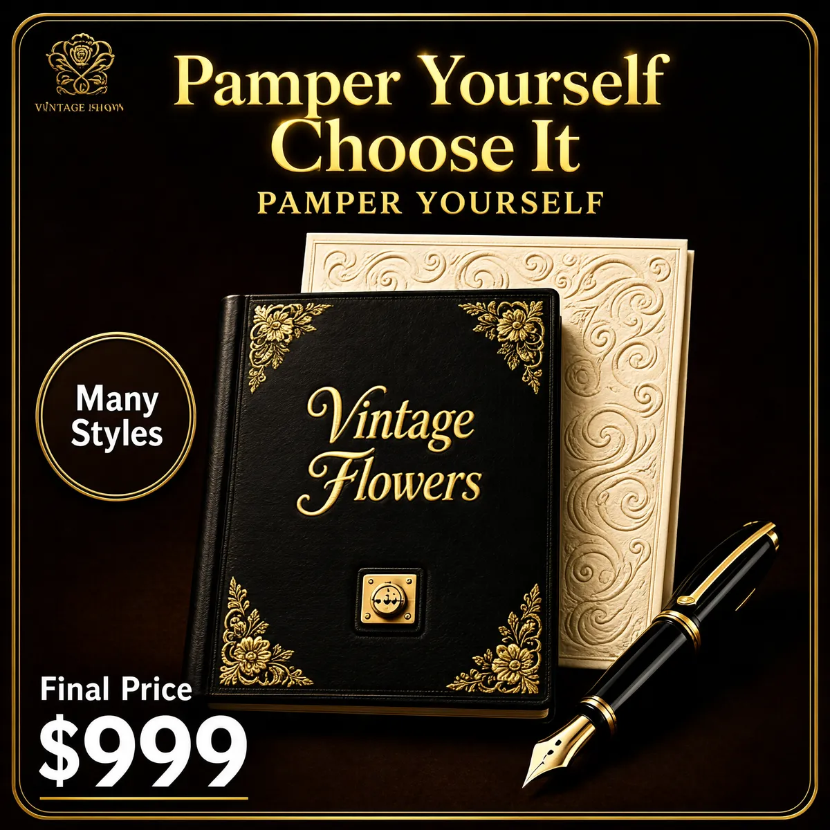 Pamper Yourself — Luxury Journal Set