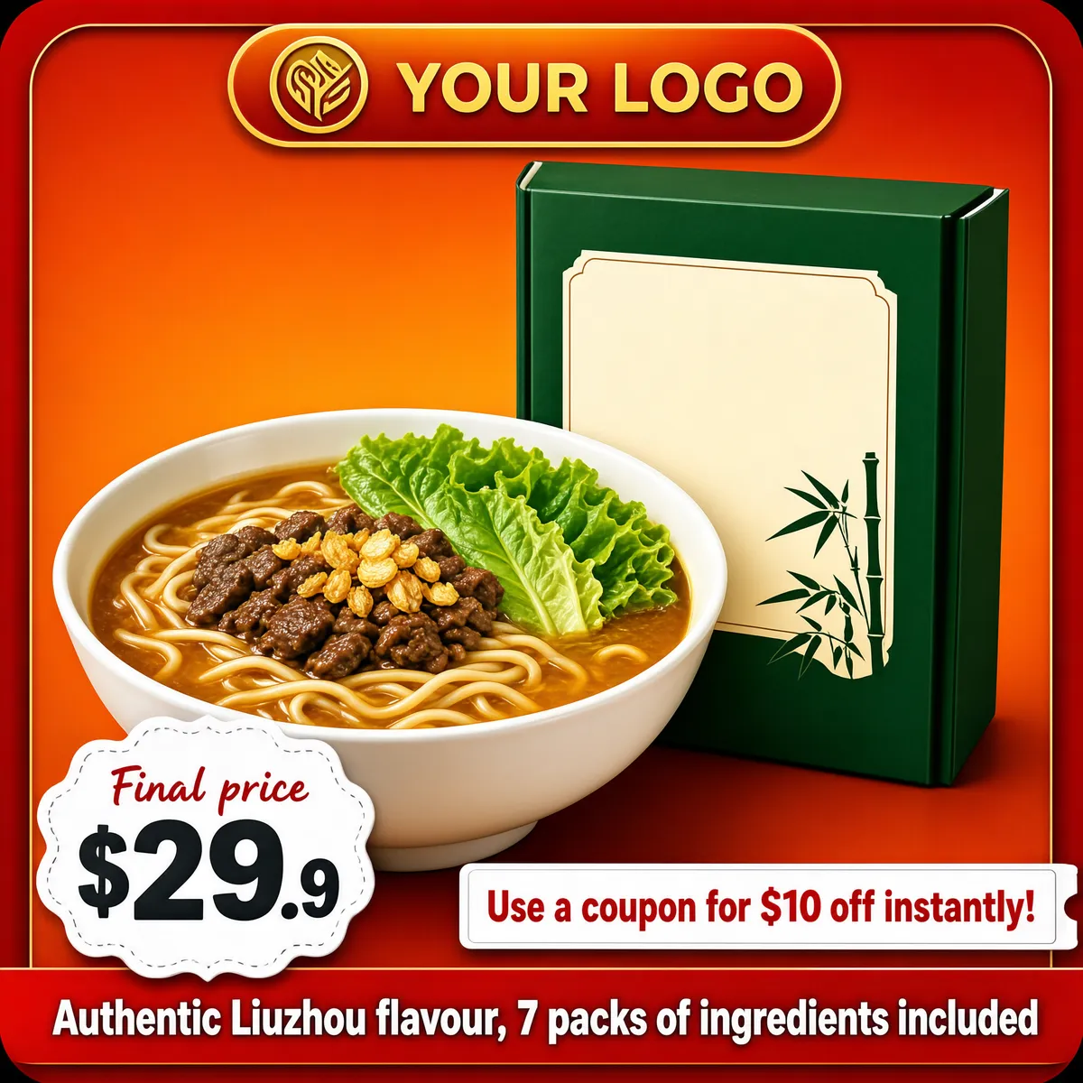 Spicy Beef Noodle Soup Deal Promotion