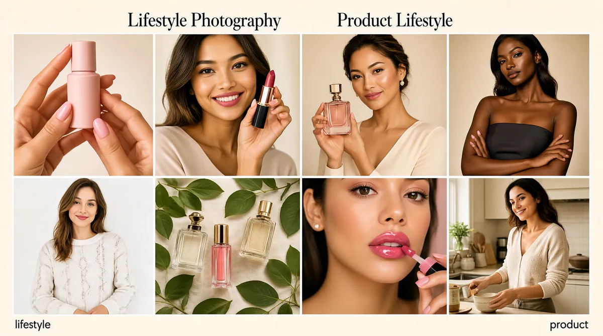 Lifestyle Product Photography Collage