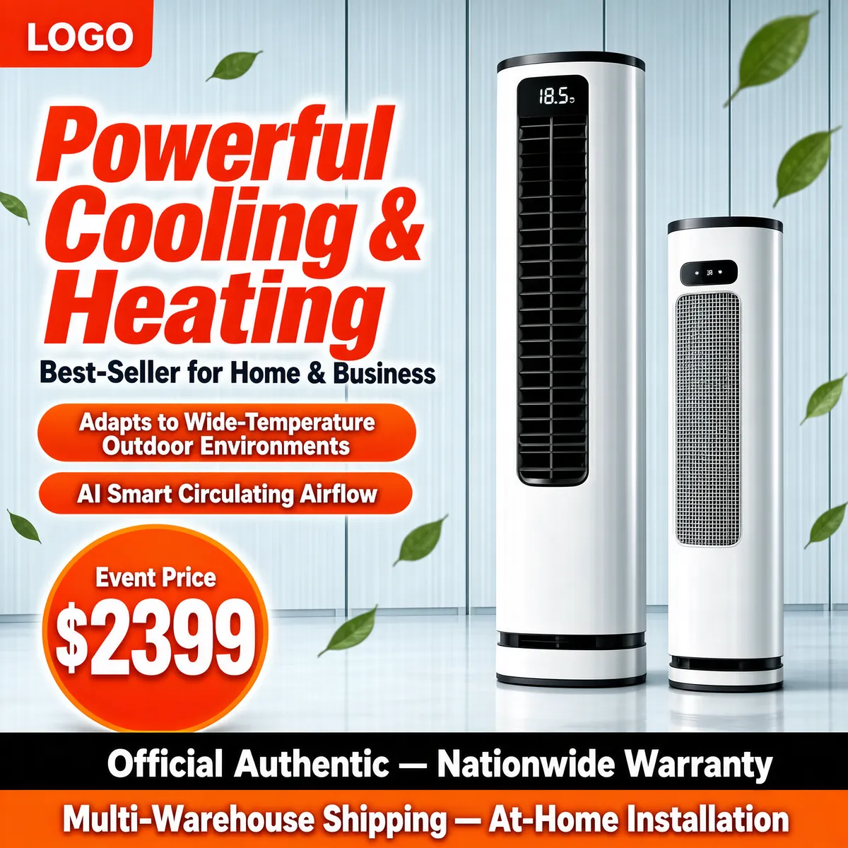 Premium Dual Air Conditioner Duo