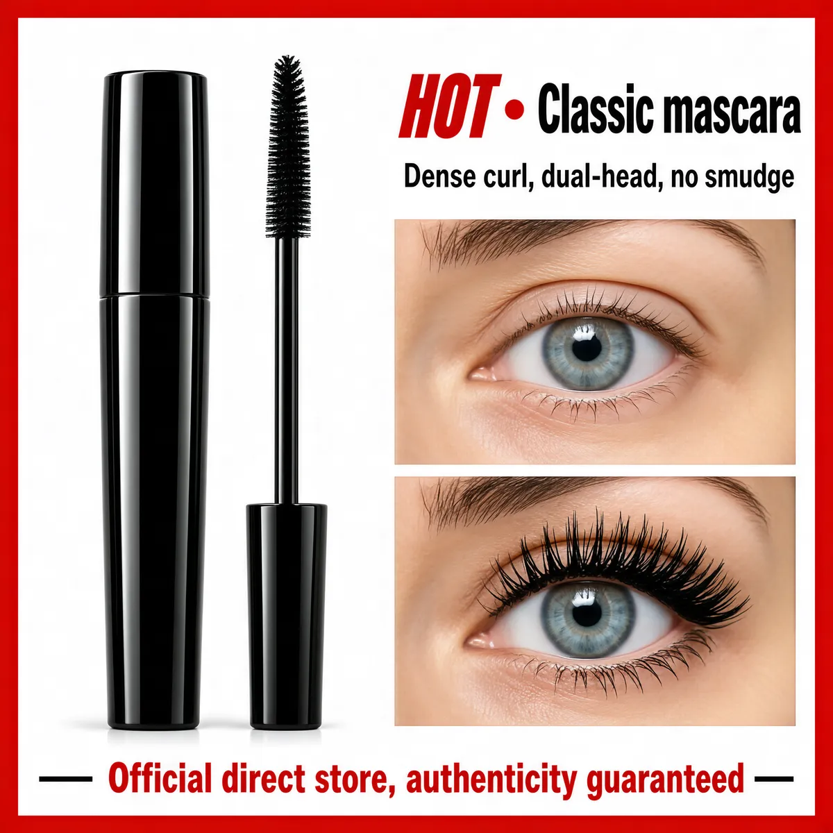 Classic Mascara Before and After