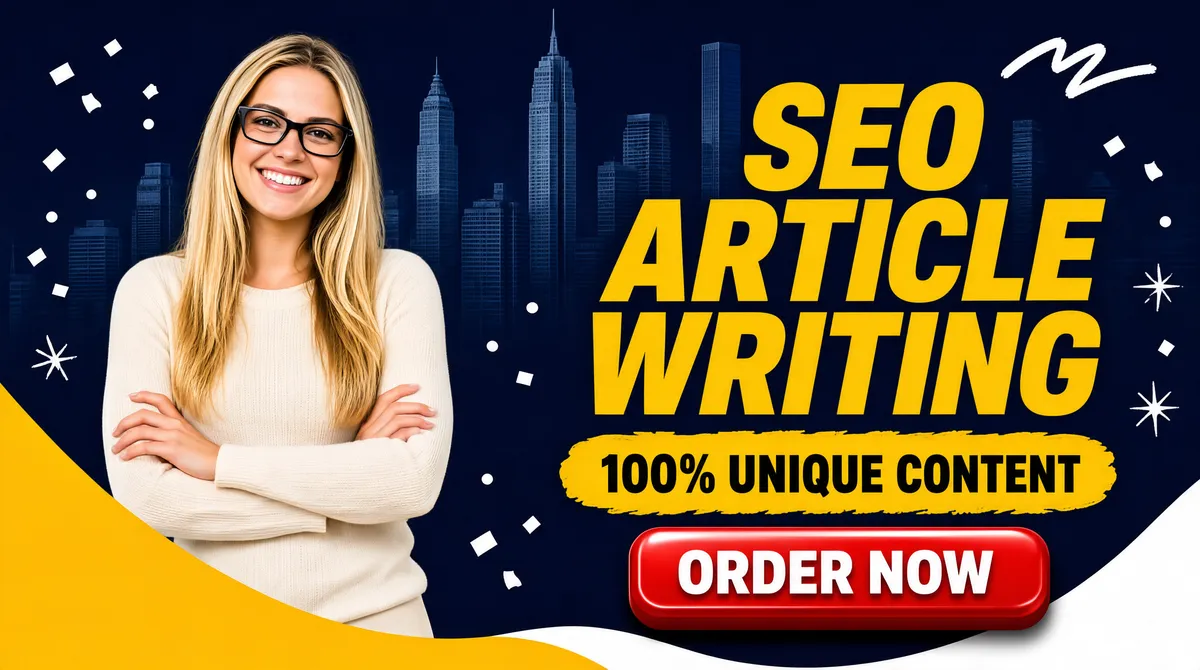 SEO Article Writing Sale Poster