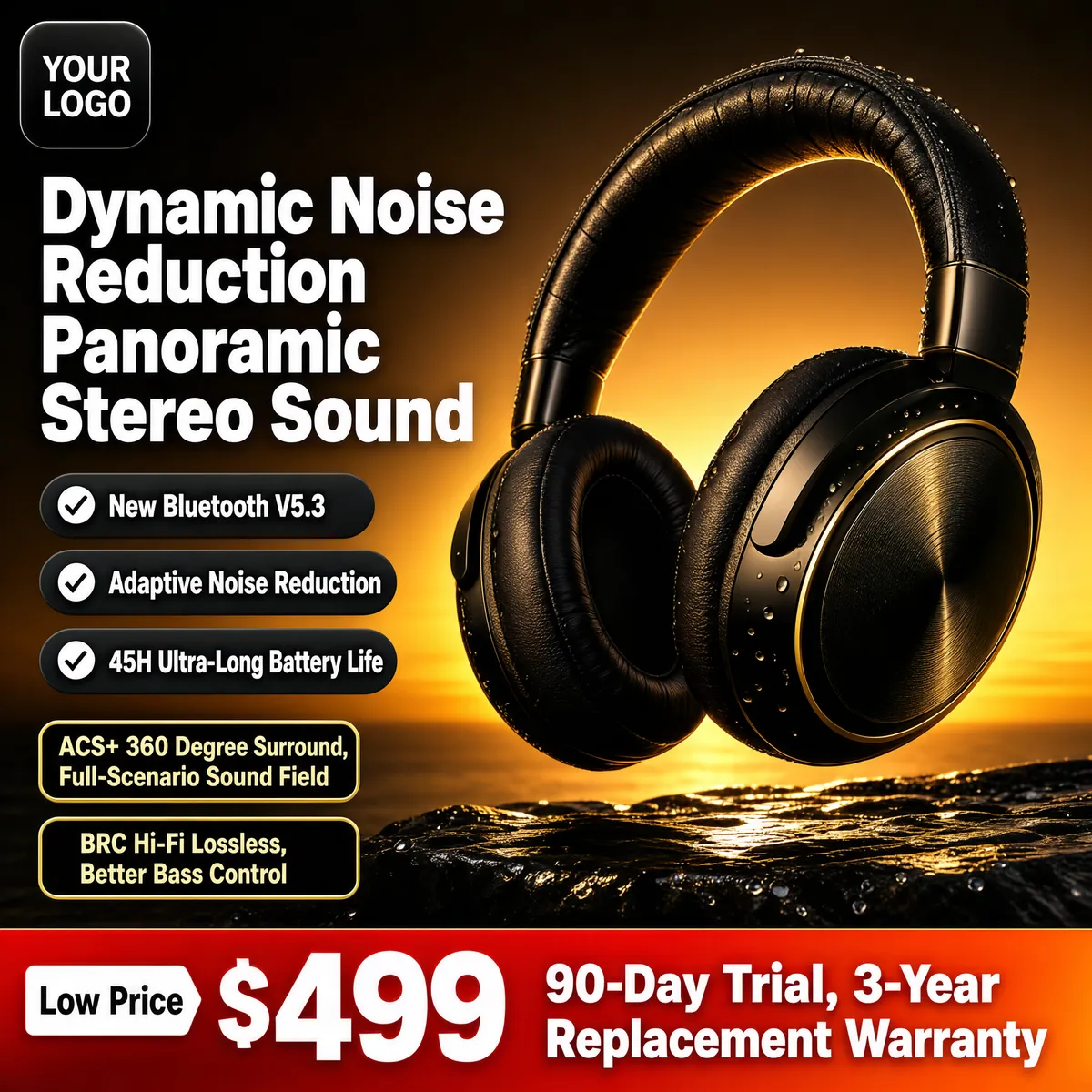 Premium Wireless Headphones Product Shot