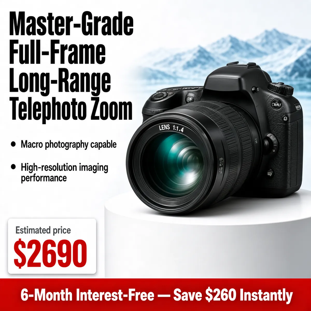 Master-Grade Full-Frame Camera Sale