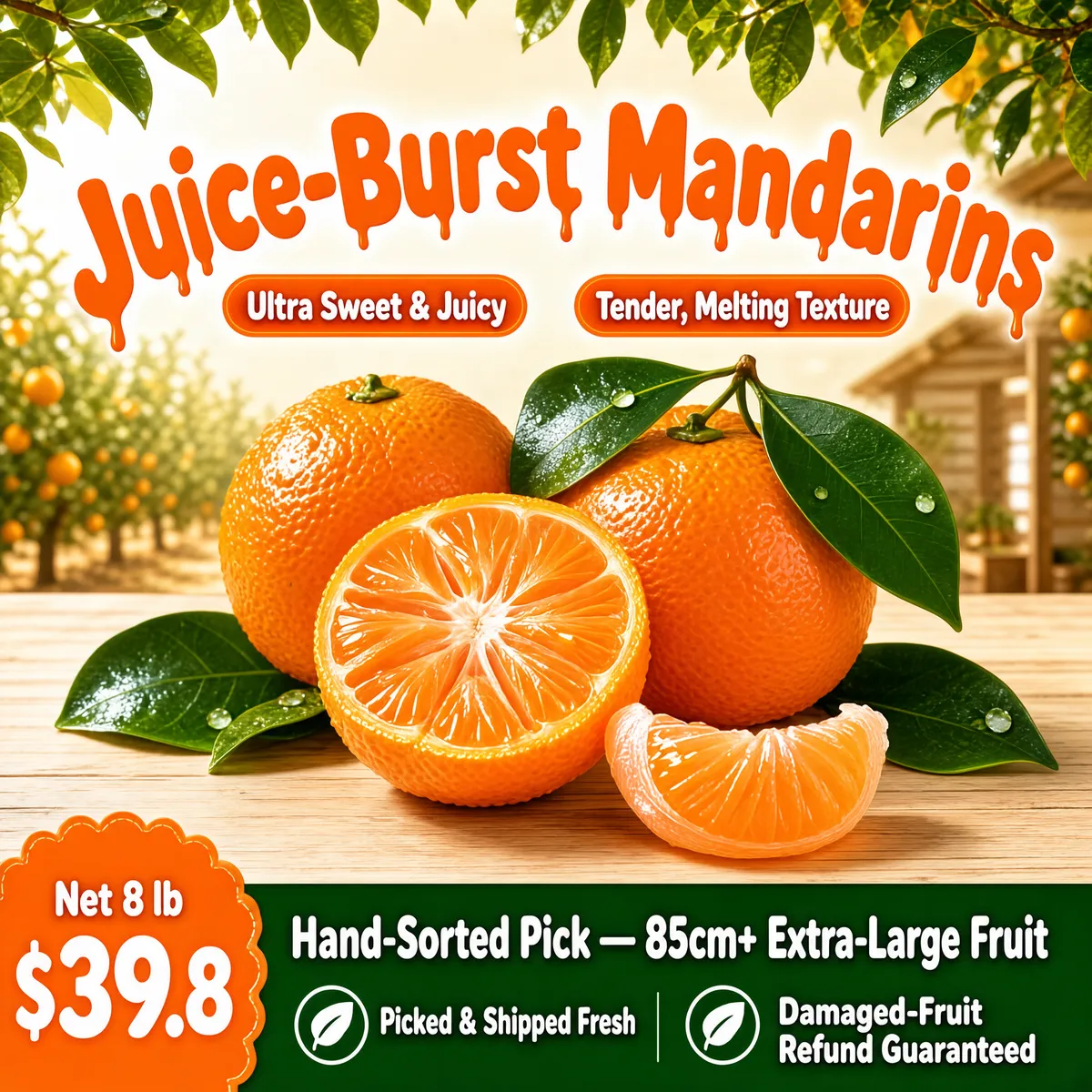 Juice-Burst Mandarins Product Shot