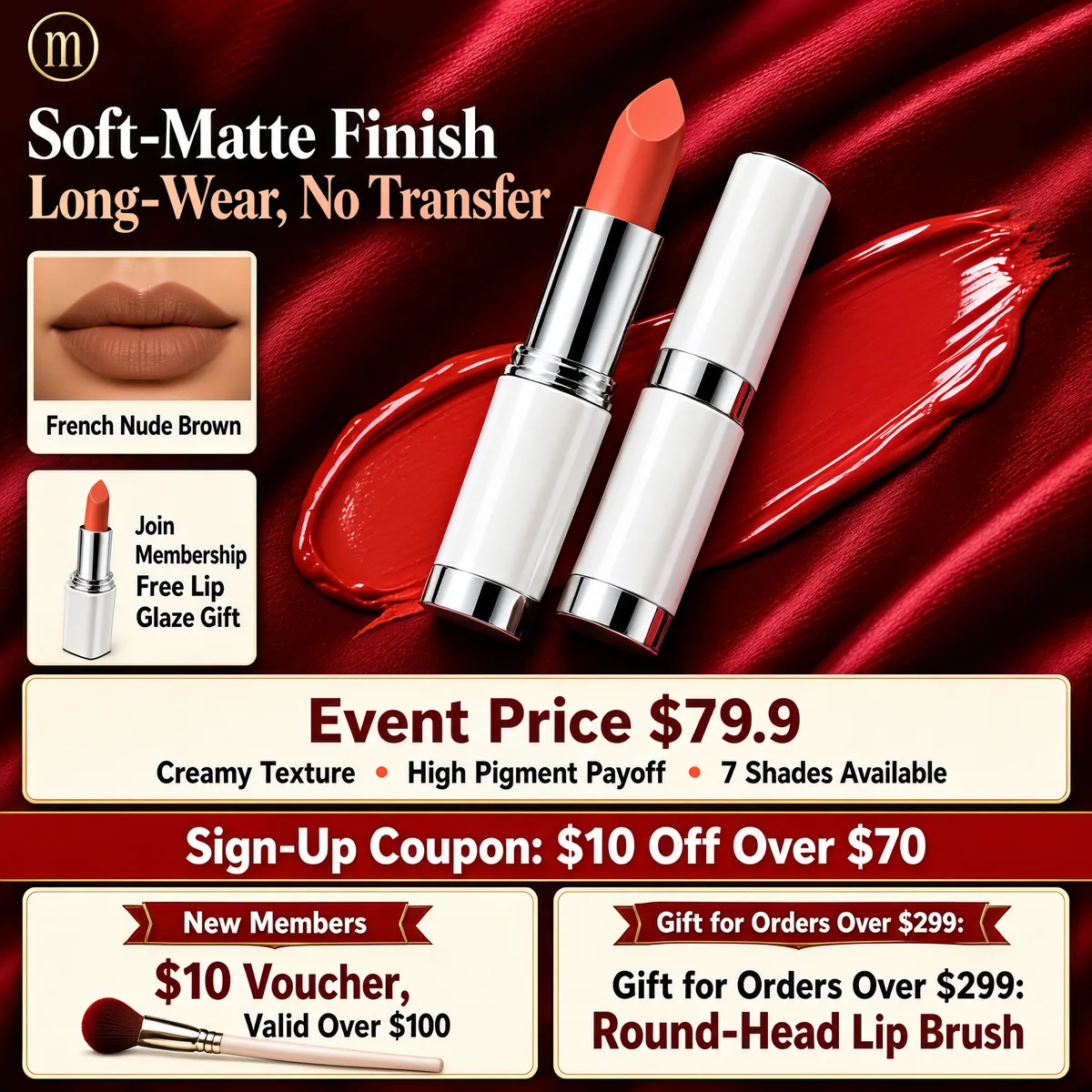 Soft-Matte Lipstick Promotion
