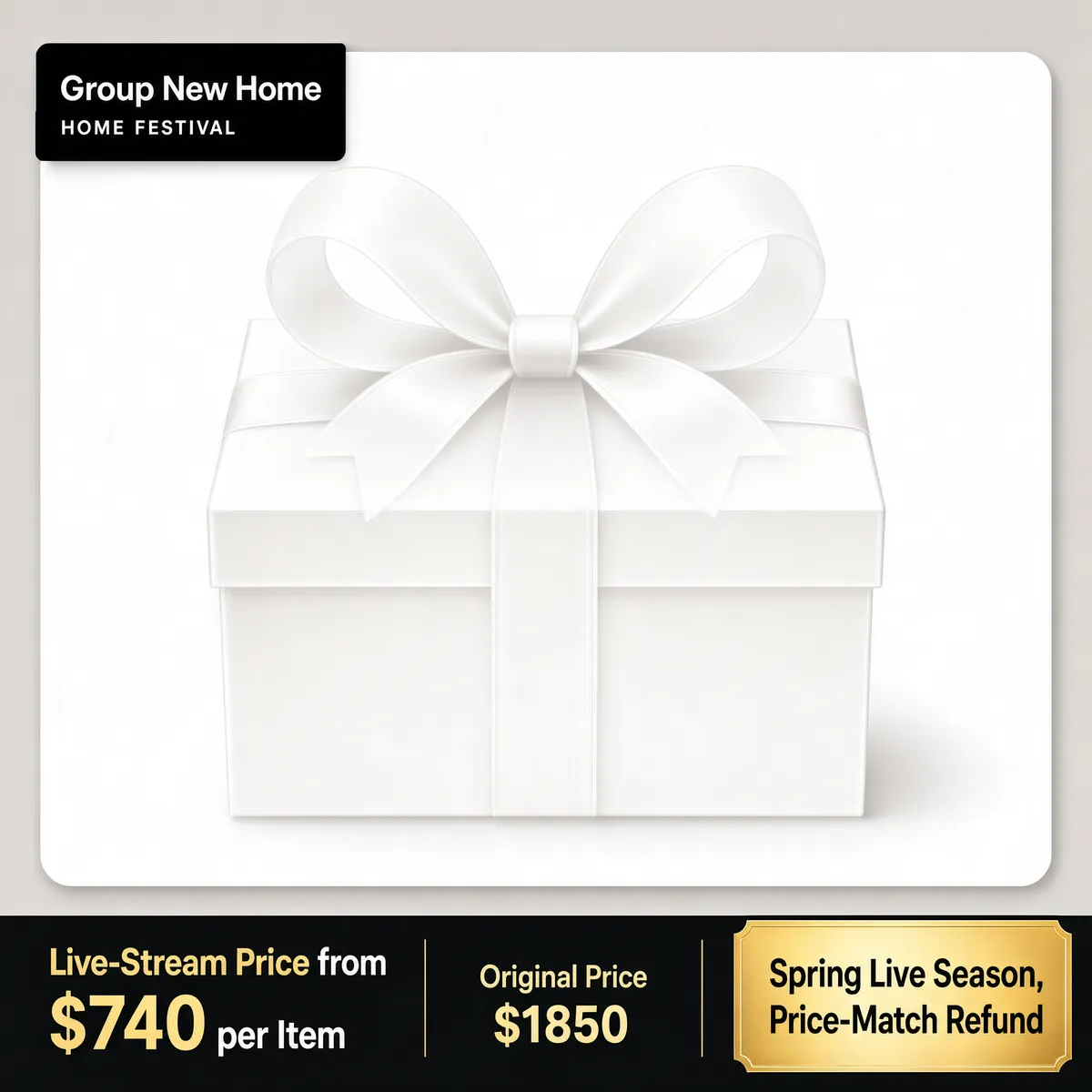 Group Buy Home Event Gift Box Template