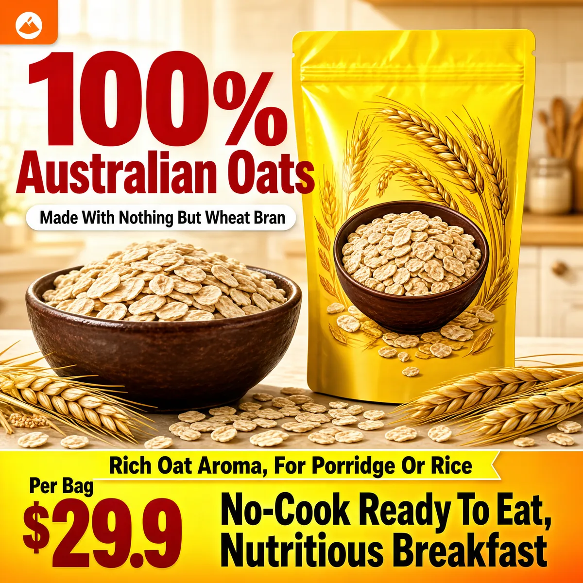 Australian Oat Cereal Premium Product Shot