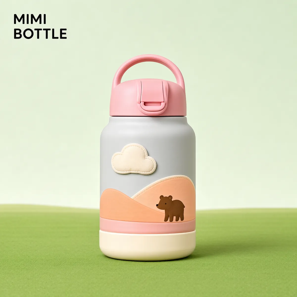 Pastel Minimalist Kids Thermos Product Shot
