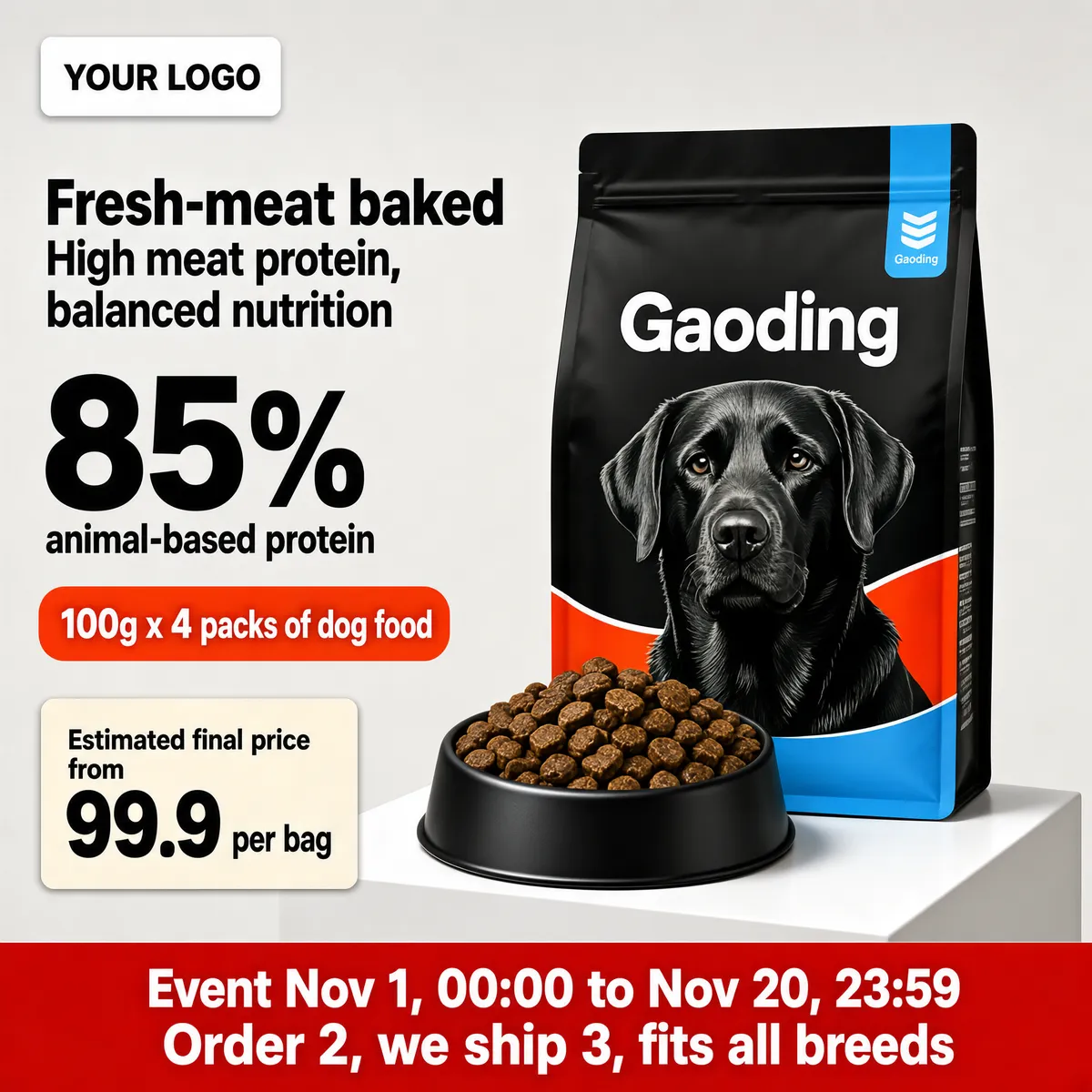 Fresh-Meat Dog Food Multipack Deal