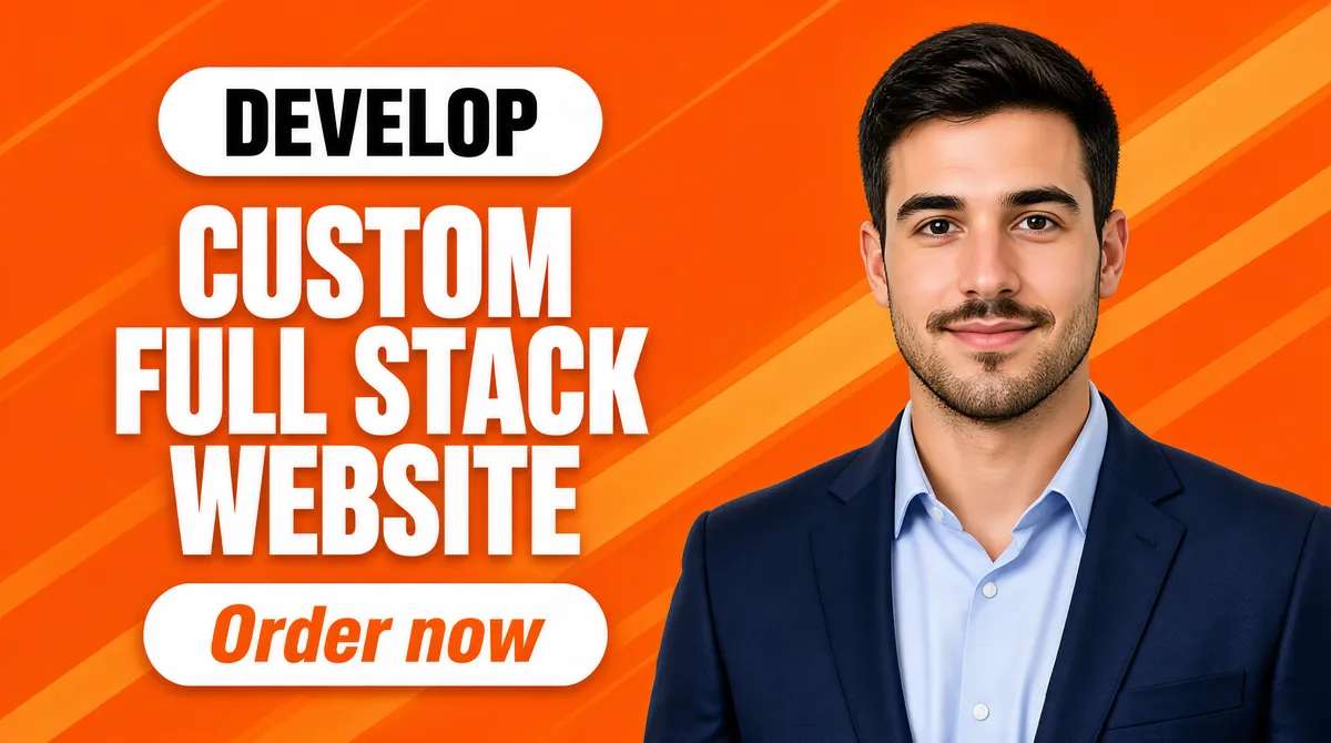 Custom Full Stack Website Development Gig Banner