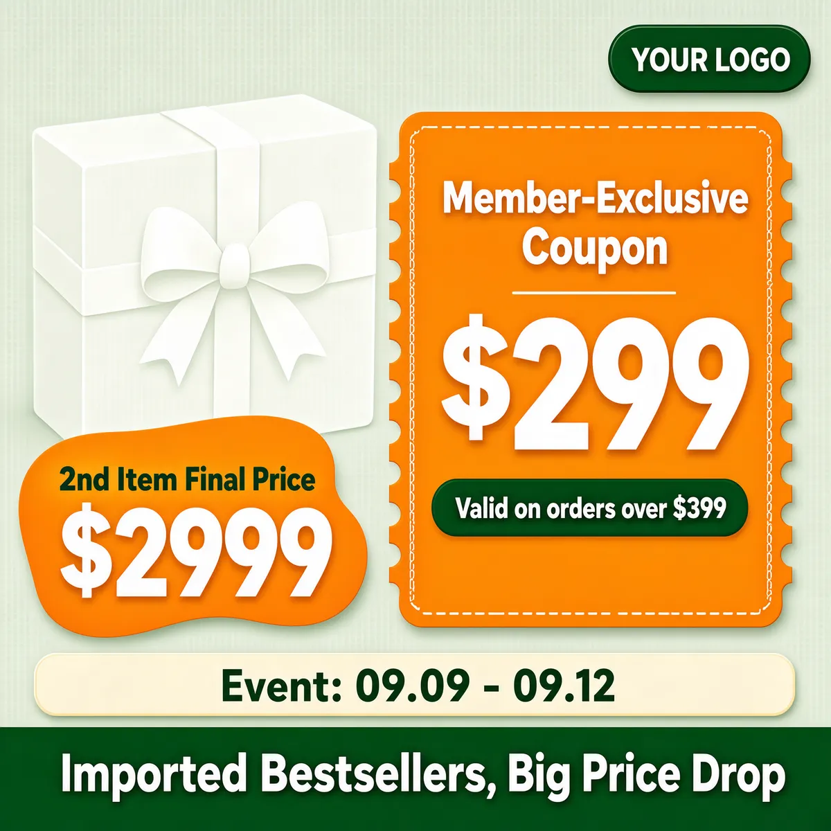 Member Exclusive Sale Coupon Layout