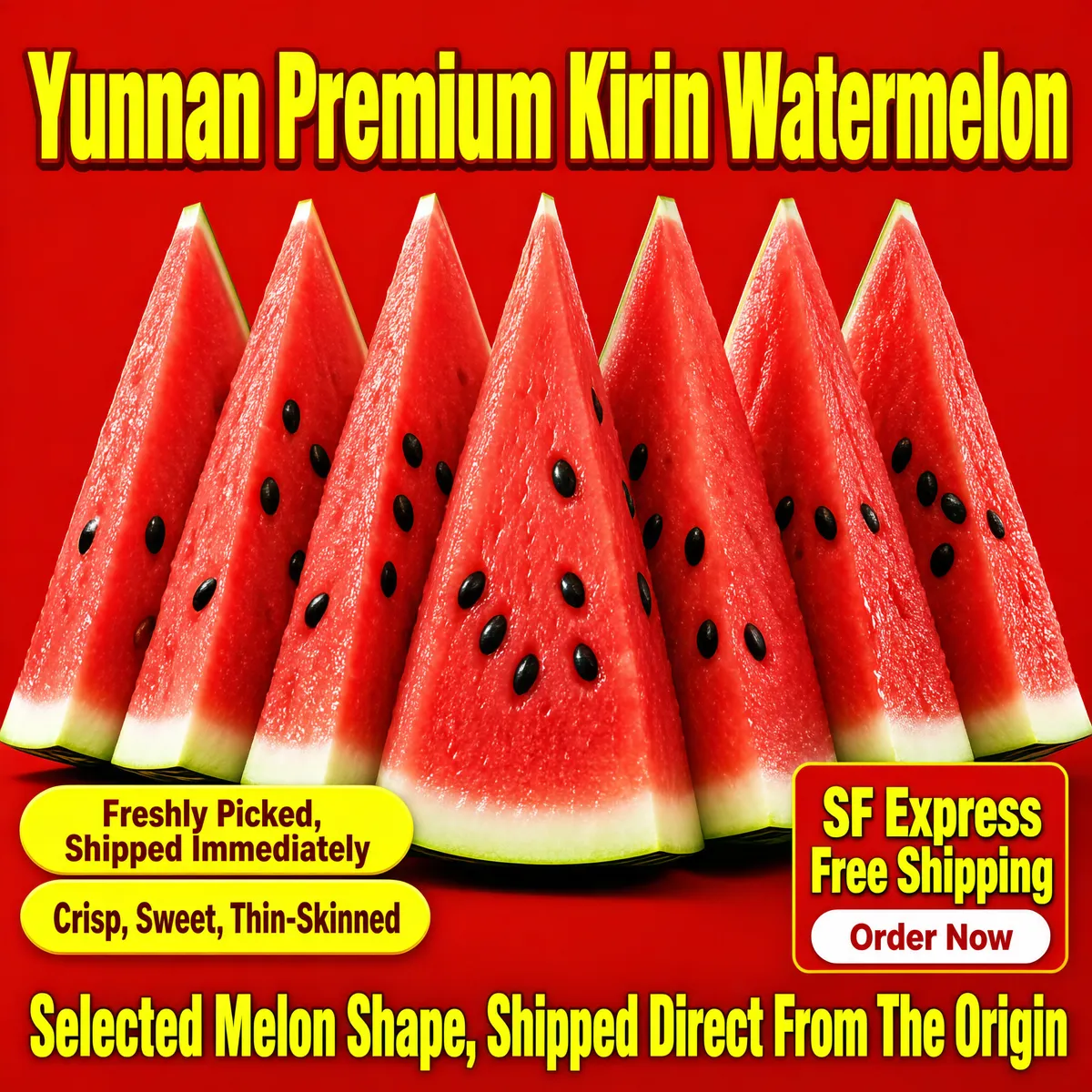 Yunnan Premium Kirin Watermelon Sale