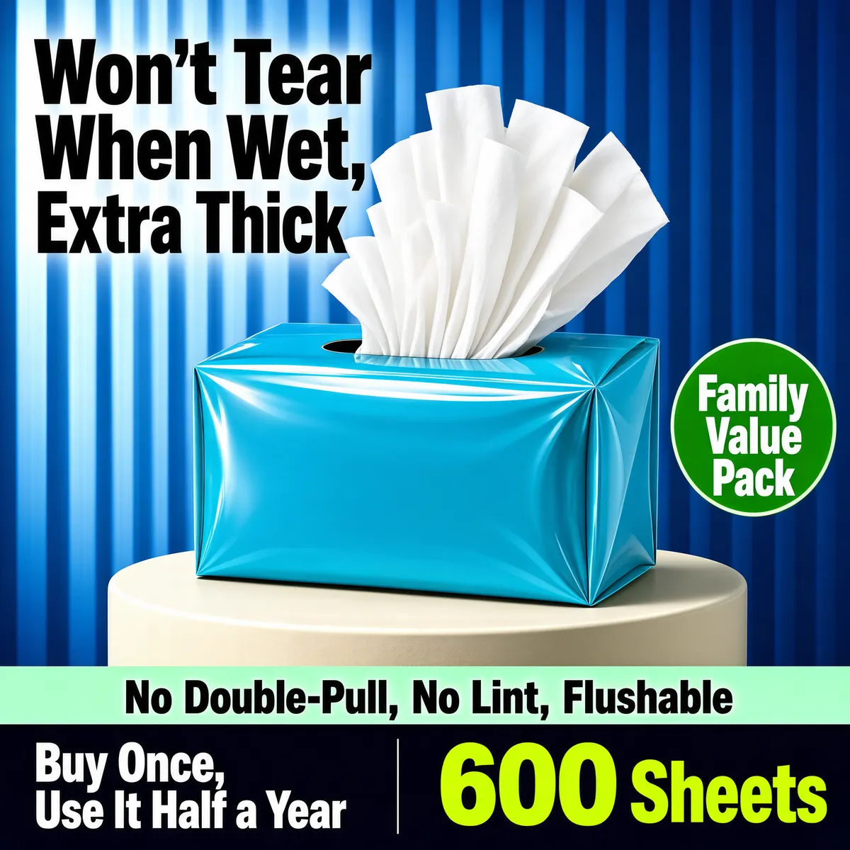 Extra Thick Tissue Pack Family Value