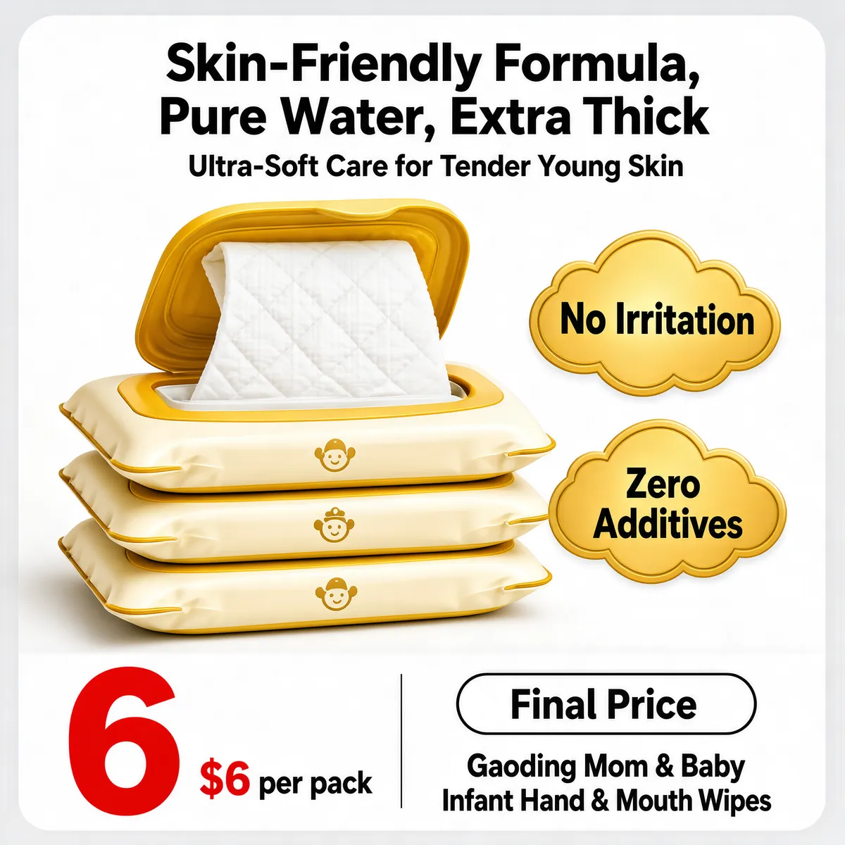 Baby Wipes Soft Care Showcase