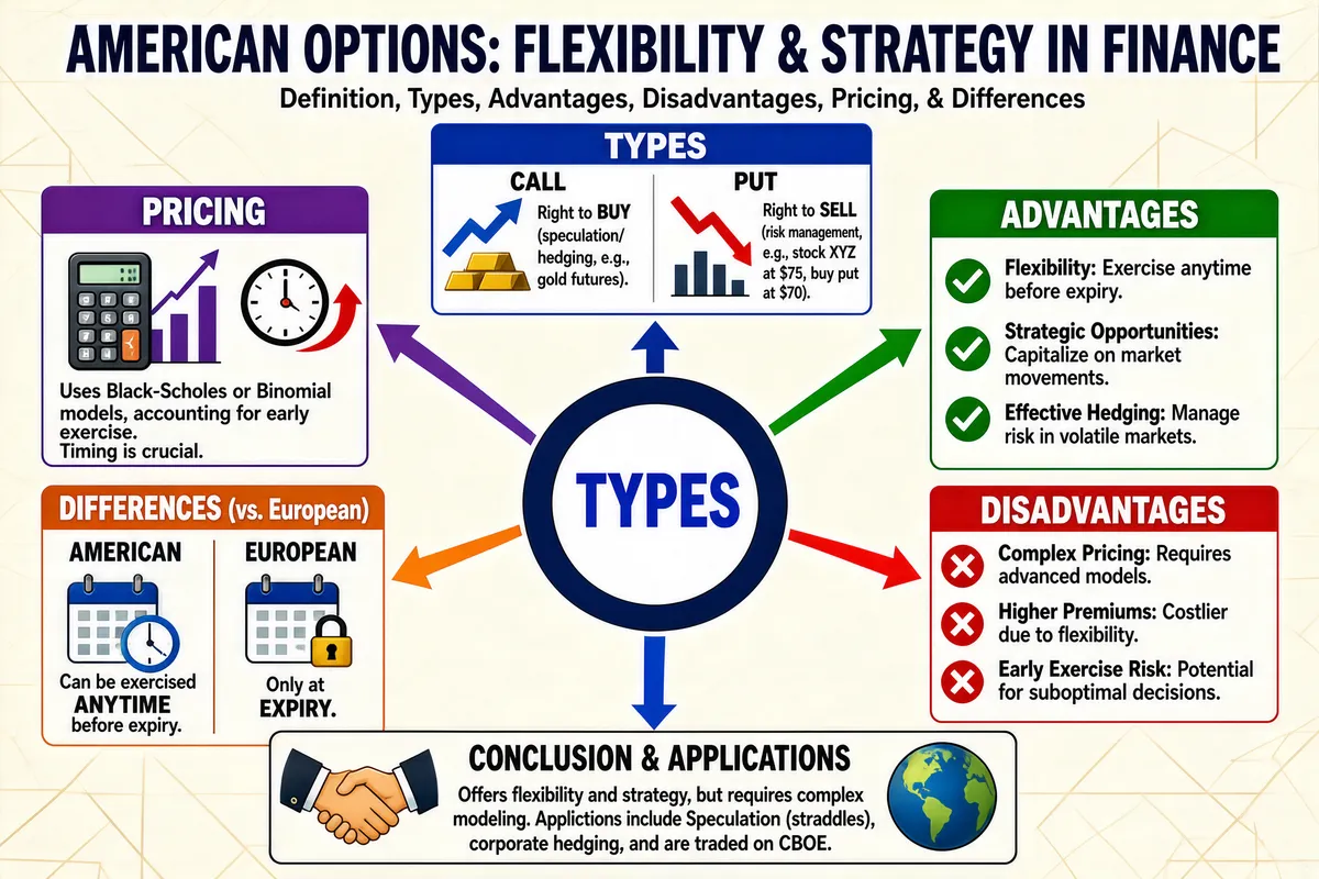 American Options Flexibility Strategy Infographic