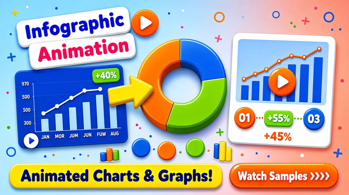 Animated Charts and Graphs Infographic Gig Cover