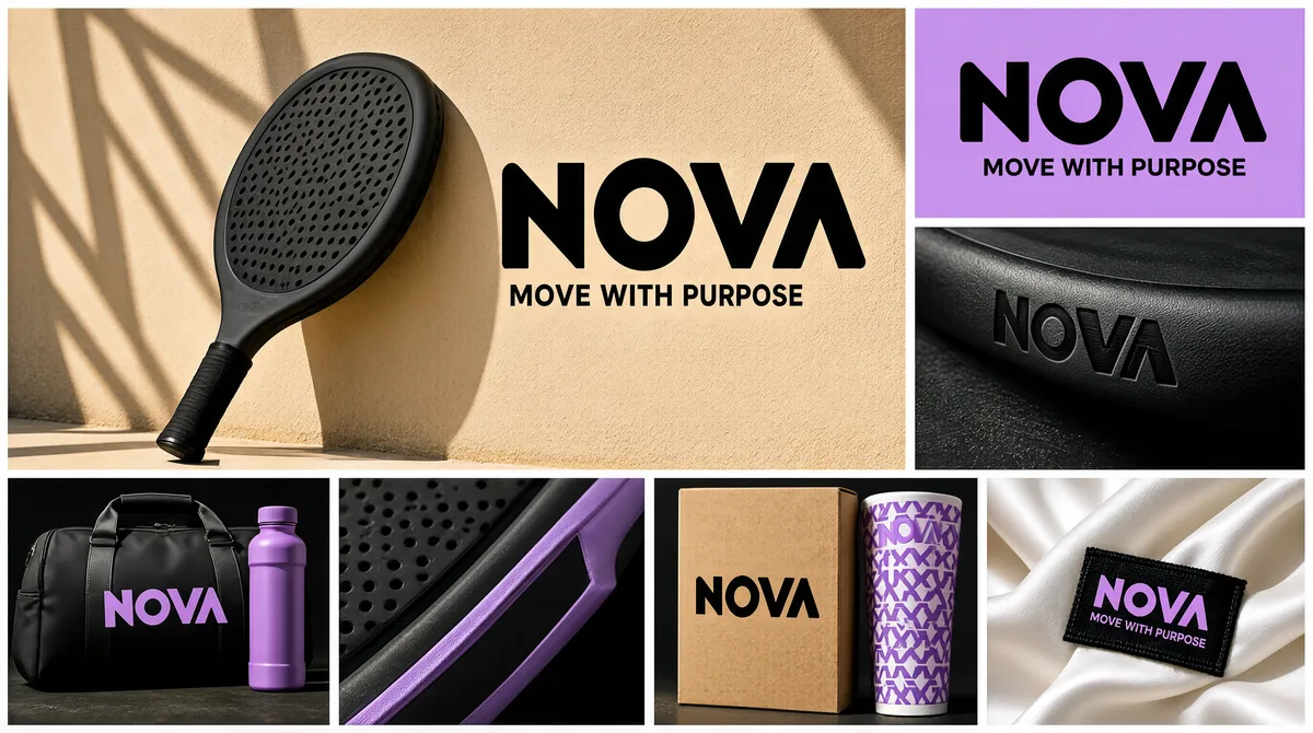 Sporty Brand Identity Mosaic Gig Cover
