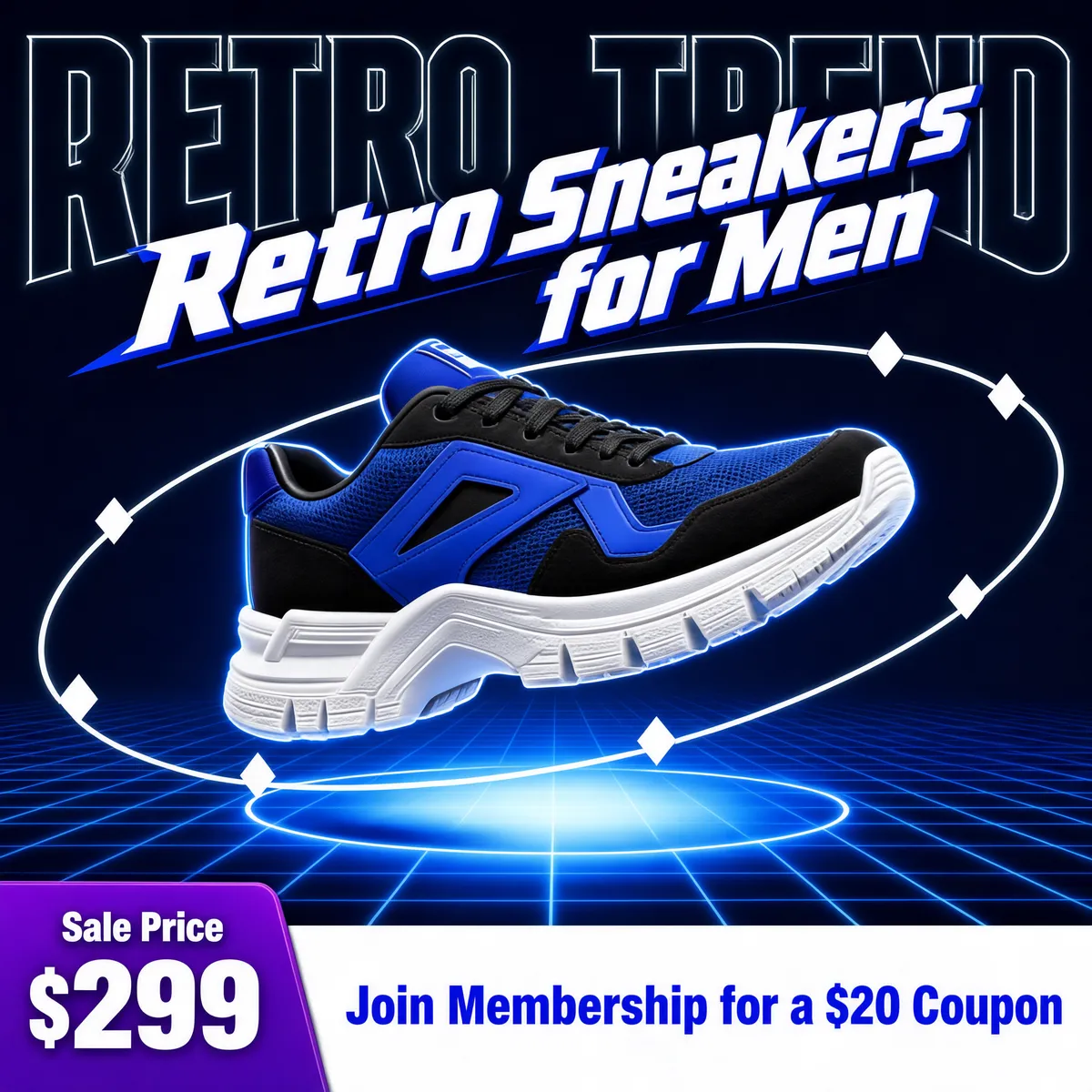 Retro Trend Neon Sneaker Drop