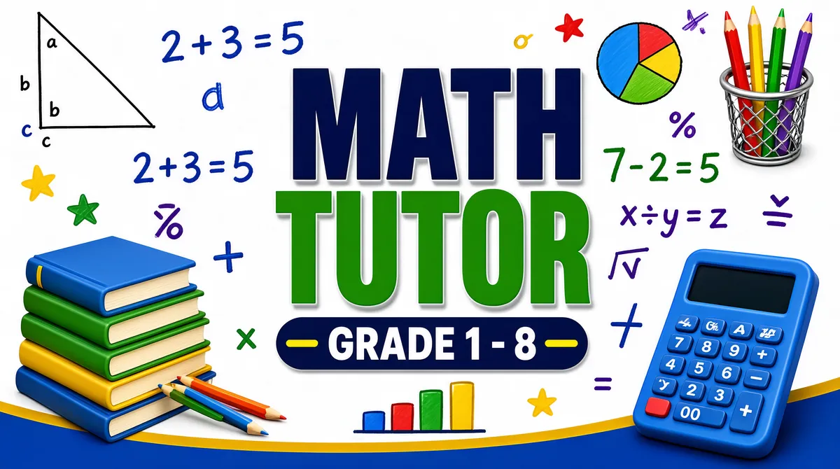 Math Tutor for Grades 1-8