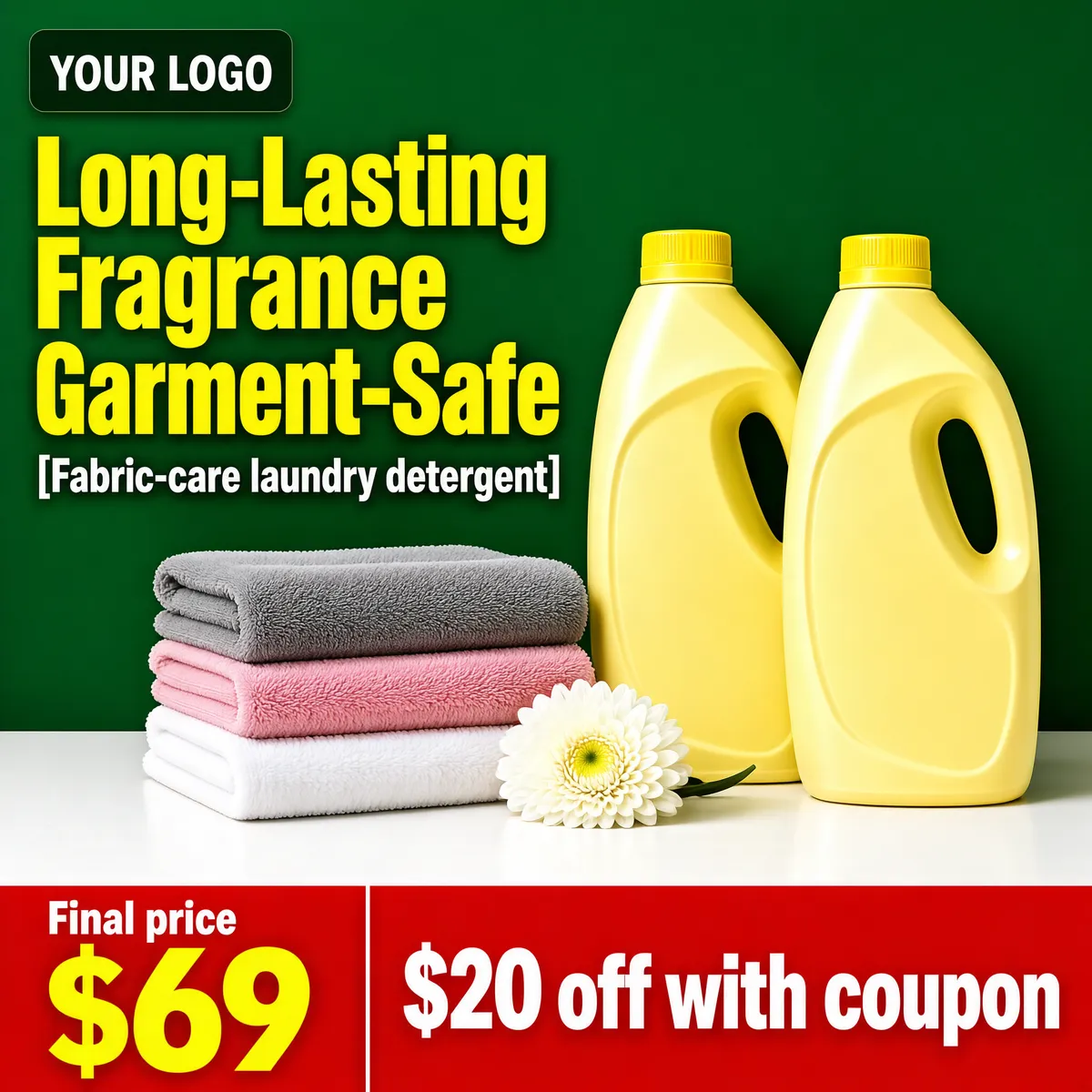 Long-Lasting Fragrance Laundry Detergent