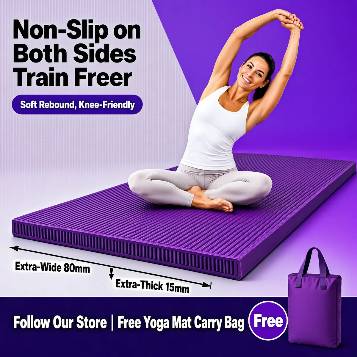 Non-Slip Yoga Mat Fitness Studio Product Image