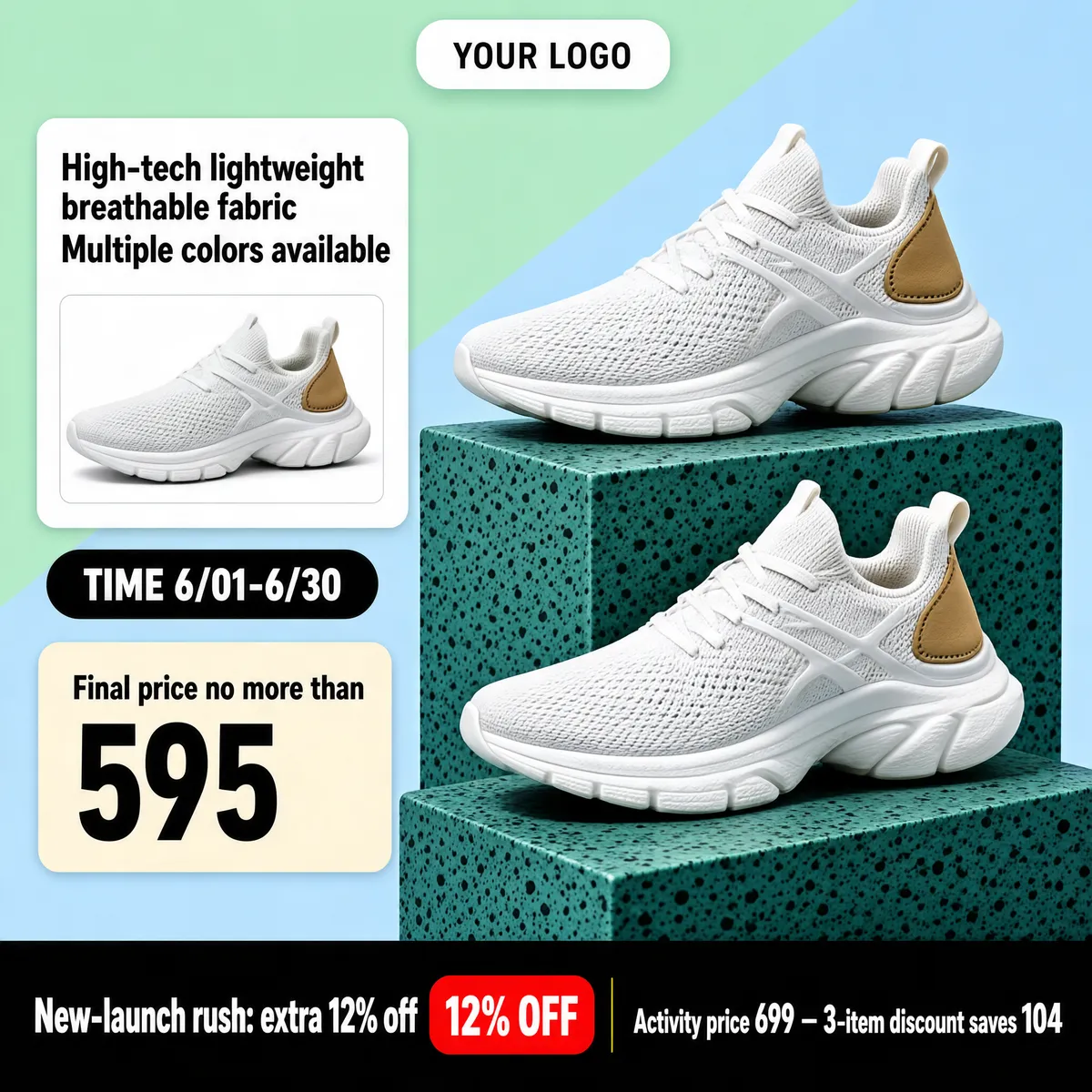 Sporty Sneaker Launch Product Image