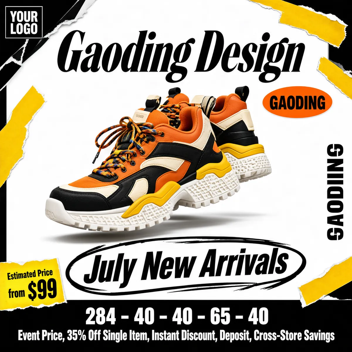 Chunky Retro Trail Sneakers Streetwear Drop