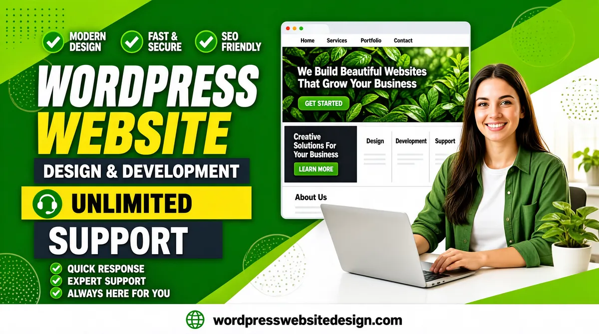 WordPress Website Design & Development Service Banner