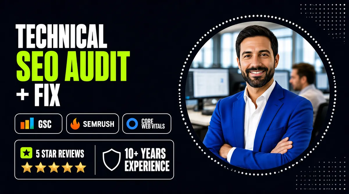 Technical SEO Audit Fix Gig Cover