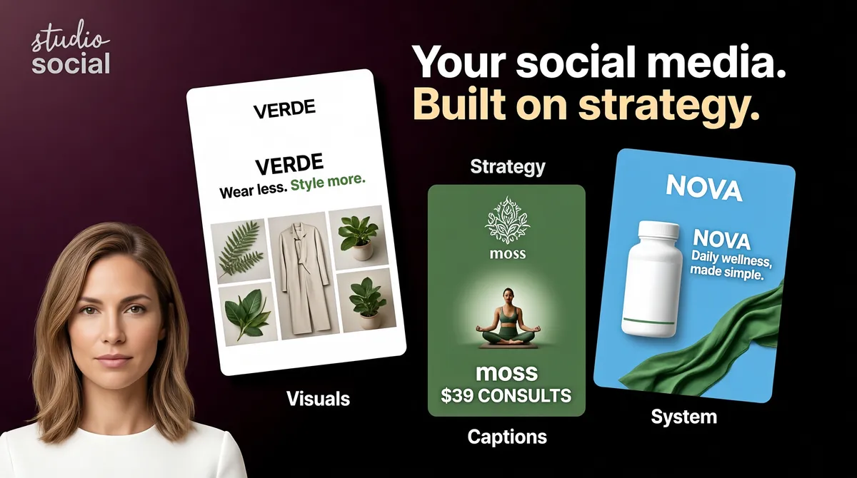 Social Media Strategy Portfolio Cover