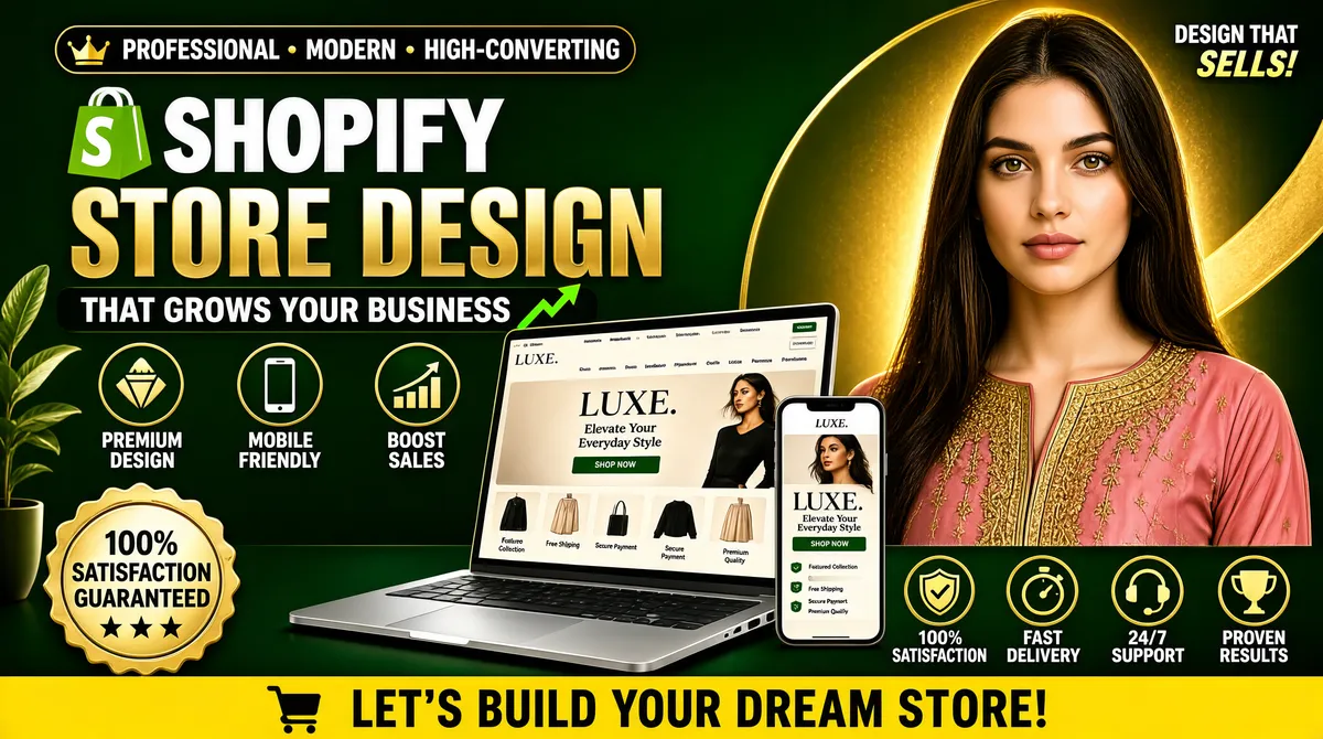 Professional Shopify Store Design for Business Growth